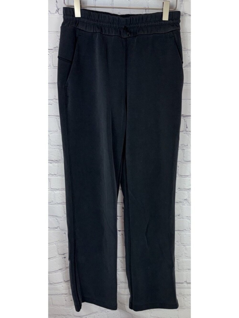 LULULEMON Women’s Size 4 Softstreme High Rise Pant Sweatpants Black LW5EGTS